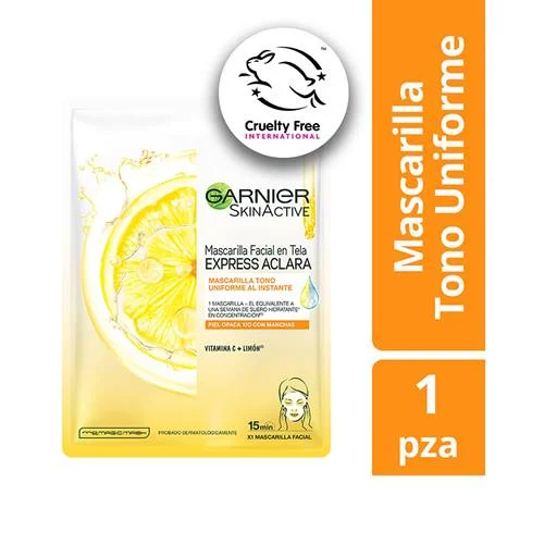 Garnier mascarilla vitamina c piel con manchas
